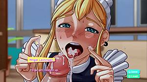 HD pornić slatke anime tinejdžerke koja jaše kaubojku u 60fps