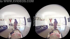 HD VR-video af to amatør-baber, der fingrer og kommer
