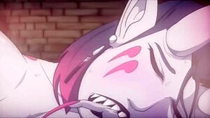 Hardcore anime porn: Monster cock and deepthroat action