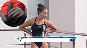 Diana Caterina u kupaćim kostimima pokazuje svoje vještine ronjenja