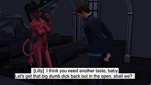 Un succubus seduce un bărbat pur în The Sims 4
