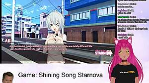 Vtuber strömmar Shining Song Starnova Aki route del 6