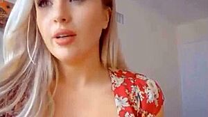 Norjalainen blondi vaimo nauttii raju seksi