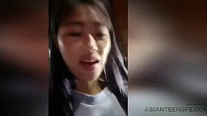 Çinli amatör çift, HD videoda açık havada seksin tadını çıkarıyor