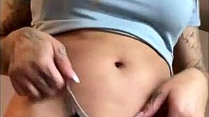 Public displays of pleasure: MILF flaunts her big boobs in POV