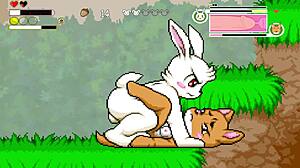 Furry porno gameplay: Se en frekk kanin leketøy komme til live