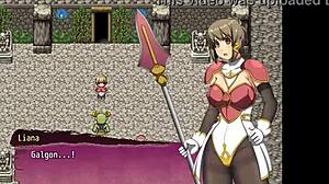 Prinses Liara's erotische ontmoeting in het nieuwe RPG Hentai-spel 