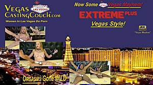 Sesi BDSM liar Vegas dengan ikatan dan mainan yang ekstrem