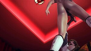 Hentai 3D sans inhibition: Hermit branlette et trio avec éjaculation interne et réception orale - jeu vidéo japonais et asiatique