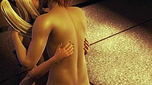 Геншин Импакт-тематичен хентай с покорен герой в косплей и хардкор секс сцени